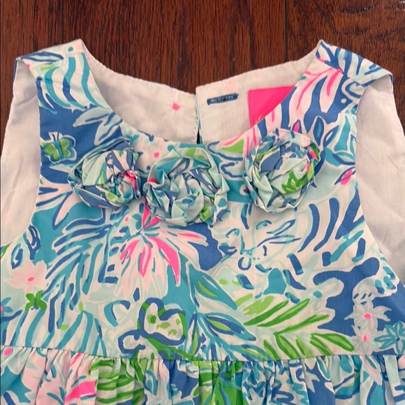 Lilly Pulitzer Floral Girls Dress Set - Picture 3 of 3